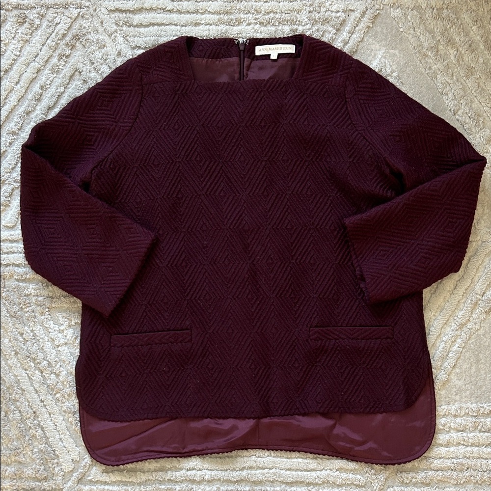 Ann Mashburn purple top